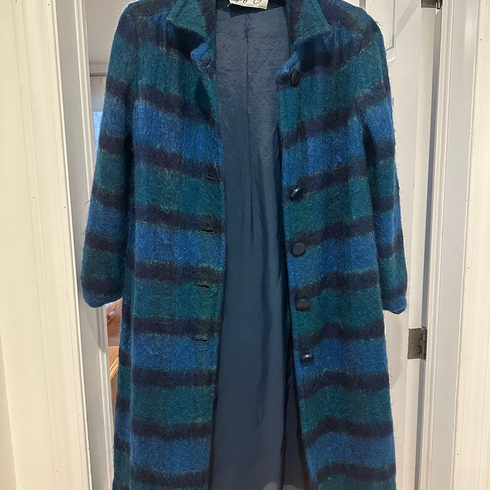Vintage 60s/70s mohair/wool blend coat